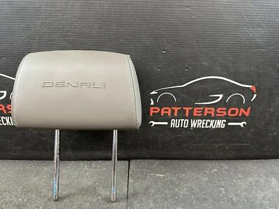 15-20 YUKON XL 1500 DENALI FRONT DRIVER LEFT LEATHER HEADRESTS COCOA/DARK 4EZ - Image 1 of 4