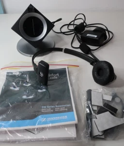 Sennheiser DW Pro 1 Wireless Headset, Charging Base, Cords, Manual - Picture 1 of 9