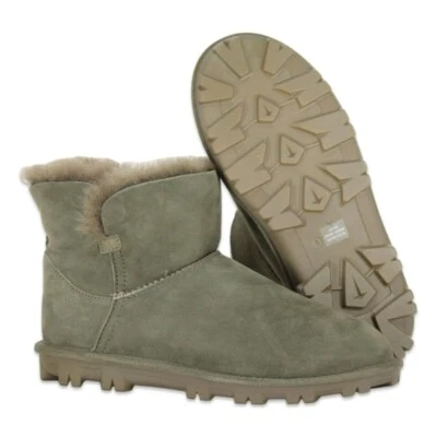 BOTA CORTA MUJER KIRKLAND SIGNATURE PIEL DE OVEJA (VERDE, Talla 8) Foto 1 de 4