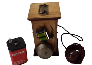 Butlers Call Bell with Original Push and Wired Very Rare Antique Original Item - Picture 1 of 24