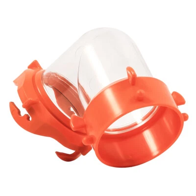 Camco RhinoFLEX 90-Degree Clear Swivel Fitting - RV Sewer Hose Connector 39857 - Image 1 of 3
