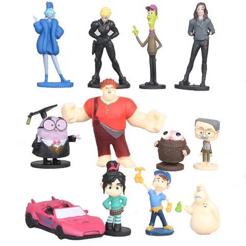 Wreck-It Ralph Doll Gift Kids Toy Action Figure Cake Topper Decor 12 PCS Cover