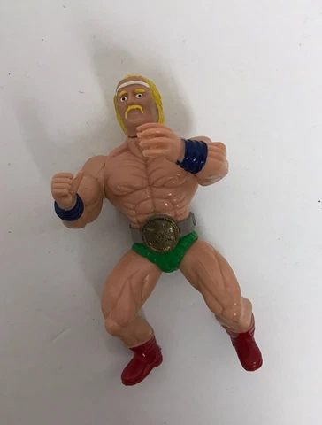 Vintage Wrestling HULK HOGAN Action Figure Toy w/ Belt Cover