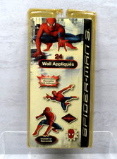 Spider-man 3 Wall Appliques/Stickers 24 Self Adhesive Wall Accents NEW 2007