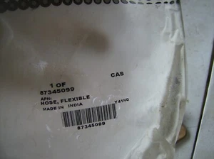 GENUINE CNH 87345099 FLEXIBLE HOSE - Imagen 1 de 3