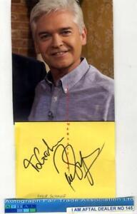 Philip Schofield vintage signed page AFTAL#145