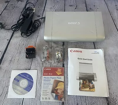 CANON I80 PORTABLE MOBILE COLOUR INKJET PRINTER USB INTERFACE INFRARED K10233 - Image 1 of 4
