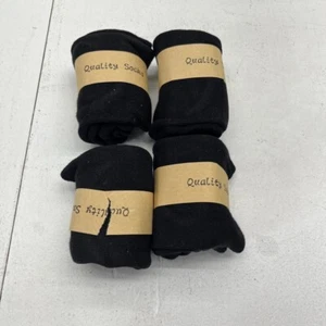 Raigoo Black Non-Slip Athletic Socks 4 Pack Kids Size 8-11 Years NEW - Picture 1 of 3