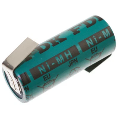 FDK SANYO Batteria singola FDK HR-4/5AU 1,2V 2150mAh NIMH con saldatore a Z Ø 17 altezza 43mm