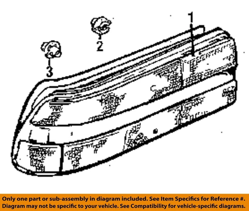 BMW OEM 84-88 528e Taillight Tail Light Lamp Rear-Socket 63211369306 - Image 1 of 1