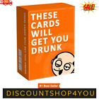 These Cards Will Get You Drunk - Fun Adult Drinking Game for Parties new 2024