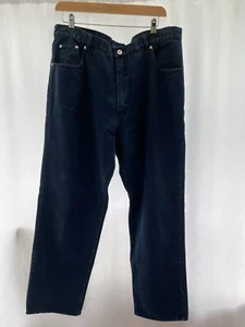 Duke Jeans 38/31 Dark Blue Straight Leg Cotton Blend Mens - Picture 1 of 12