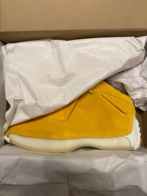 Talla 11 - Air Jordan 18 Retro Gamuza Amarilla Foto 1 de 4