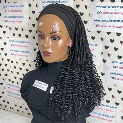 Peluca trenzada diadema Locs imitación diosa boho loc angustiada rizada Dread Locs Foto 1 de 4