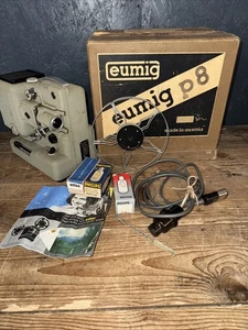 Vintage Eumig  P8 Film Projector Working Order With Box Plus Accessories - Picture 1 of 14