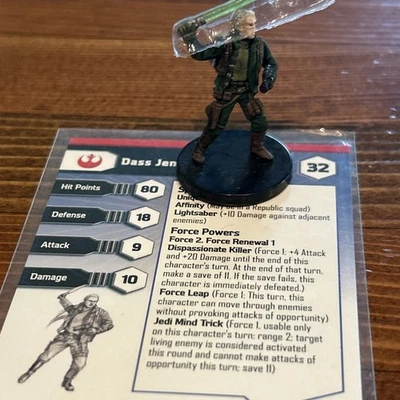 Miniaturas de Star Wars: Dass Jennir con tarjeta WORC 2010 11/40 VR Foto 1 de 4