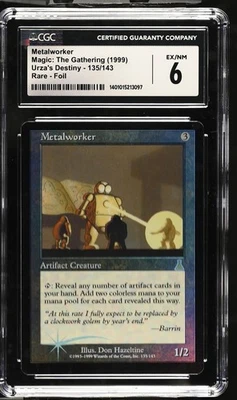 METALWORKER Urza's Destiny Foil Rare Reserved List CGC 6 MTG [Nostalgium] - Image 1 of 2