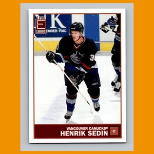 Henrik Sedin #145 2003-04 Pacific Exhibit Yellow Backs Vancouver Canucks Hockey - Picture 1 of 3