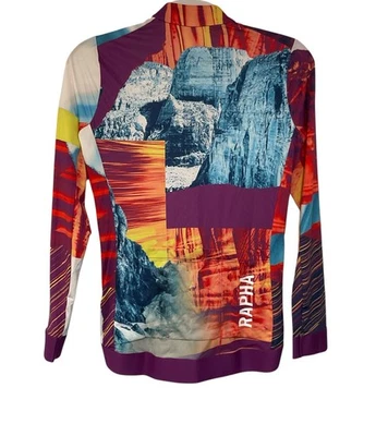 Camiseta deportiva de entrenamiento de manga larga Rapha Pro Team para mujer paquete estampado ciclismo mediano NUEVO Foto 1 de 4