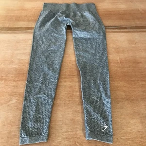Gymshark Vital Seamless 2.0 Leggings Women S Gray Mid Rise Athleisure Stretch - Picture 1 of 12
