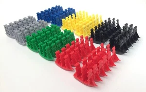 Napoleonic Miniature Navy Sailing Ships: Plastic Sailboat Figurines: Red, Blu... - Picture 1 of 2