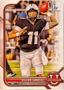 2022 Topps Bowman U 1st Dillon Gabriel RC #9 BROWNS - Bild 1 von 2