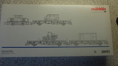 Märklin H0 28451 Gleisbau-Zug, analog in OVP (neu) - Bild 1 von 4