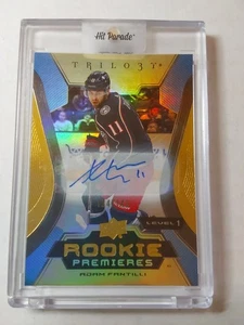 2023-24 UPPER DECK TRILOGY Adam Fantilli RC ROOKIE PREMIERES LEVEL 1 AUTO /149 - Picture 1 of 2