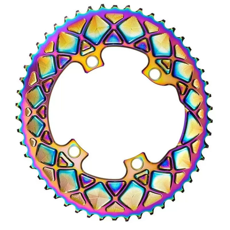 Absolute Black Premium Oval Road 52T, Compatível com Shimano 9100/8000 - PVD - Imagem 1 de 1