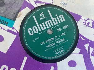Norman Wisdom - The Wisdom Of A Fool Happy Ending 78rpm Shellac 10" Record Rare - Picture 1 of 5
