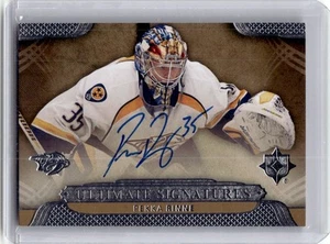 2014-15 UD Ultimate Signatures Autograph Pekka Rinne Auto Nashville Predators - Picture 1 of 2