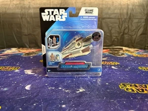 STAR WARS MICRO GALAXY SQUADRON MACE WINDU’S JEDI STARFIGHTER 1/15000 CHASE RARE - Picture 1 of 6