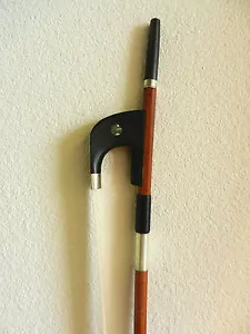 GERMAN STYLE LIVELY PERNAMBUCO BASS BOW 3/4- WELL BALANCED- US SELLER - Picture 1 of 11