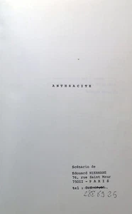 CINEMA/ANTHRACITE/E.NIERMANS/SCENARIO/TAPUSCRIT ORIGINAL/JESUITES - Imagen 1 de 6