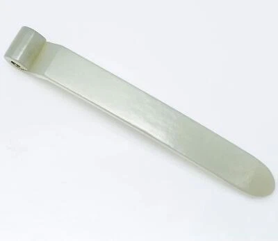 Antique Translucent Green Jade Buckle - Image 1 of 4