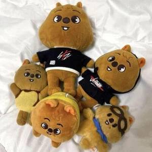 Stray Kids HAN QUOKKA Official Plush Doll Original Ver set of 5 - Picture 1 of 1