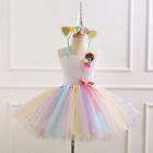 Rainbow Dress Girl Rainbow Dress Headwear Ballet  Skirt Kids Tutu Skirt Girls