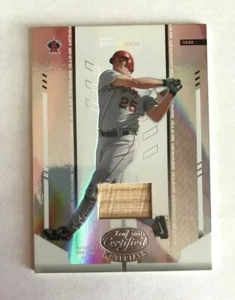 Troy Glaus 2004 Hoja Certificada Materiales Espejo Blanco Juego Usado Bate #88/100 - Imagen 1 de 1