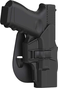 OWB Paddle G19 Holster Quick Release Button Fits Glock G19 19x 23 32 (Gen 3/4/5) - Picture 1 of 7
