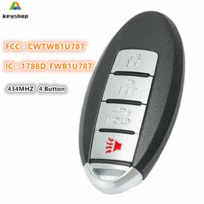 for Infiniti M35 M37 M56 2011-2013 / Q70 2014-19 Smart Key Remote Fob CWTWB1U787 Foto 1 de 4