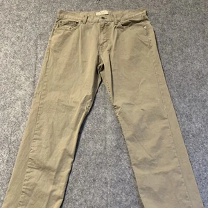 Lucky Pants 221 Original Recto Para Hombre 34x32 Tostado 5 Bolsillos - Imagen 1 de 16