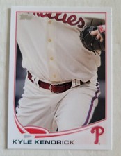 2013 Topps Kyle Kendrick Photo Variation Close Up Of Body #71 SSP🔥