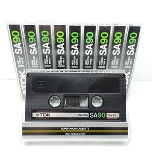 🎶 10x TDK SA 90 * IEC IV tipo 4 * cassette metalliche cassette кассеты * 1984 - Foto 1 di 4