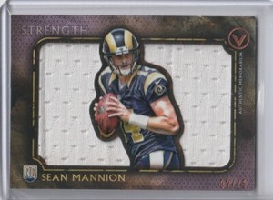 SEAN MANNION 2015 Topps Valor Jumbo Relic 32/75 ROOKIE RAMS