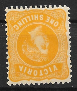 AUSTRALIA - VICTORIA SG381(w) 1901 1/= YELLOW INVERTED WMK MTD MINT (r) - Picture 1 of 1