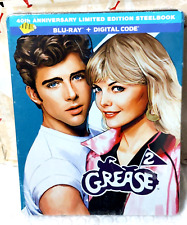 Grease 2 40th anniversary Limited Edition Steelbook Blu-ray + Digital Code New