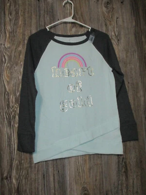 Sudadera SO NUEVA CON ETIQUETAS Niñas Talla 14 Corazón de Oro Ligera Arco Iris Foto 1 de 4