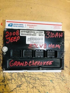 2008 08 Jeep GRAND CHEROKEE V8 5.7L ECM ECU PCM ENGINE COMPUTER P05187310AH 310 - Bild 1 von 2