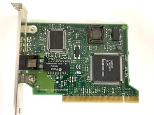 VINTAGE 1997 INTEL 10/100 PCI ETHERNET CARD FCC EJMNPDSPDO35 RJ45 LAN13 - Picture 1 of 3