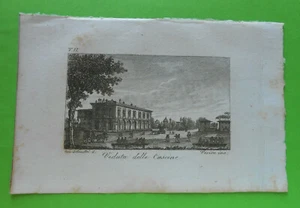 7887) Firenze Cascine veduta originale dis.Silvestri inc. Verico - Fontani 1822 - Imagen 1 de 2